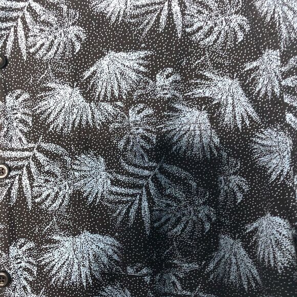 Nat Nast Shirt Mens Large Blue Hawaiian Camp Palm Fonds Casual Button Down - Picture 4 of 7